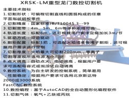 XRSK-LM重型龍門數控切割機